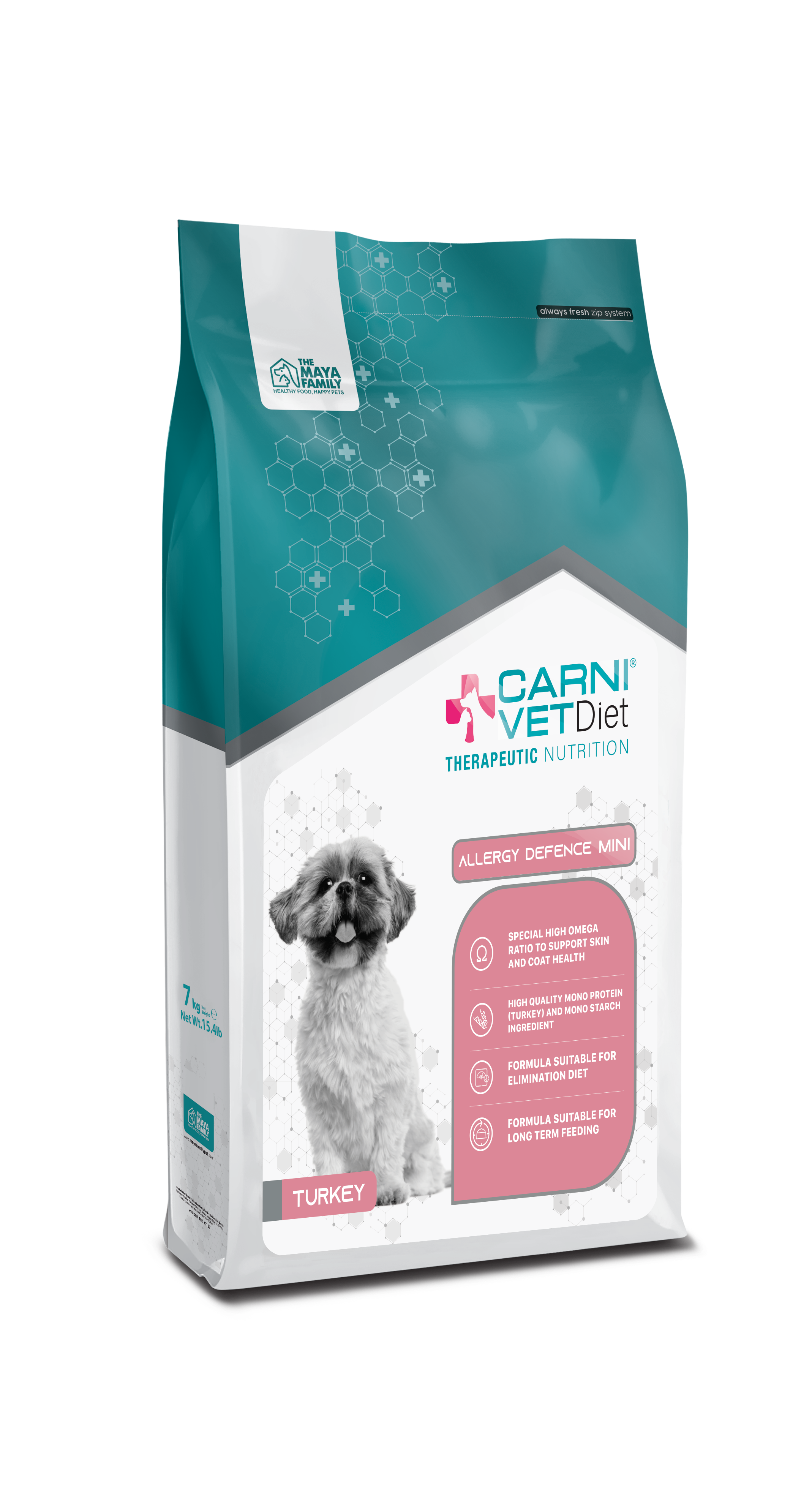 CARNI VET DIET DOG ALLERGY DEFENSE TURKEY ADULT MINI